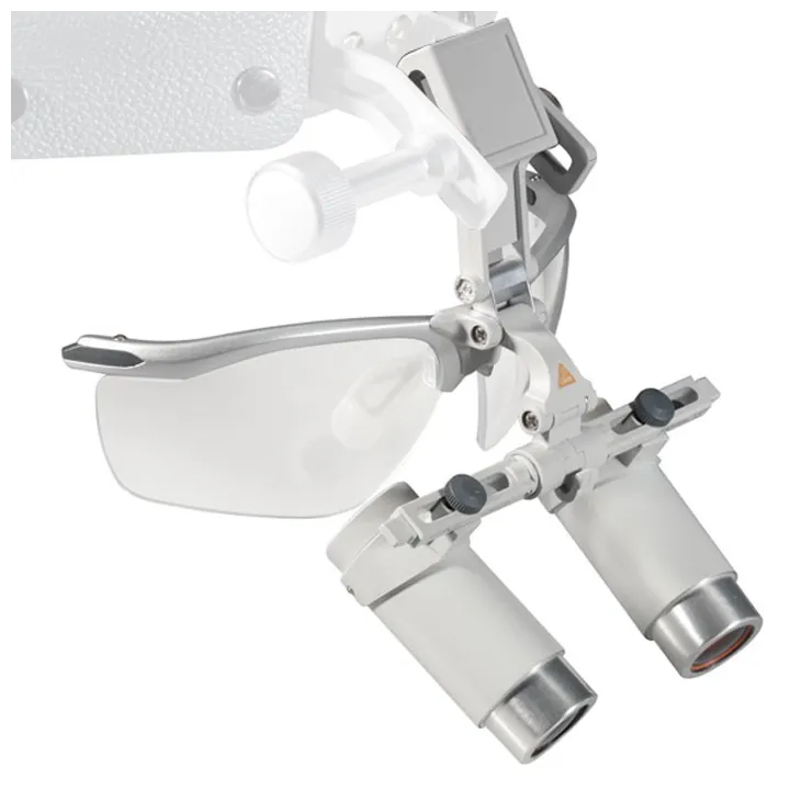 HEINE HRP Lupas binoculares con S-GUARD para cinta craneal