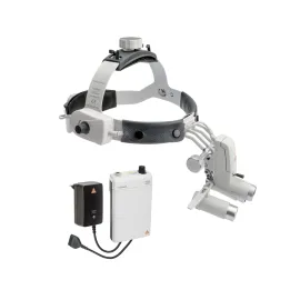 Lámpara Frontal HEINE ML4 LED Kit con lupas HRP y mPack
