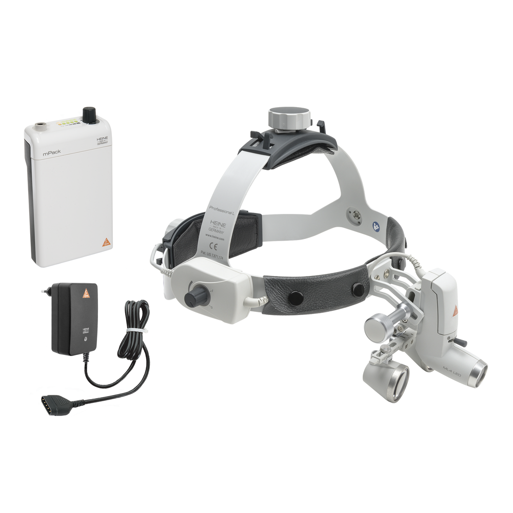 Lampe Frontale HEINE ML4 LED Kit avec HR loupes et mPack