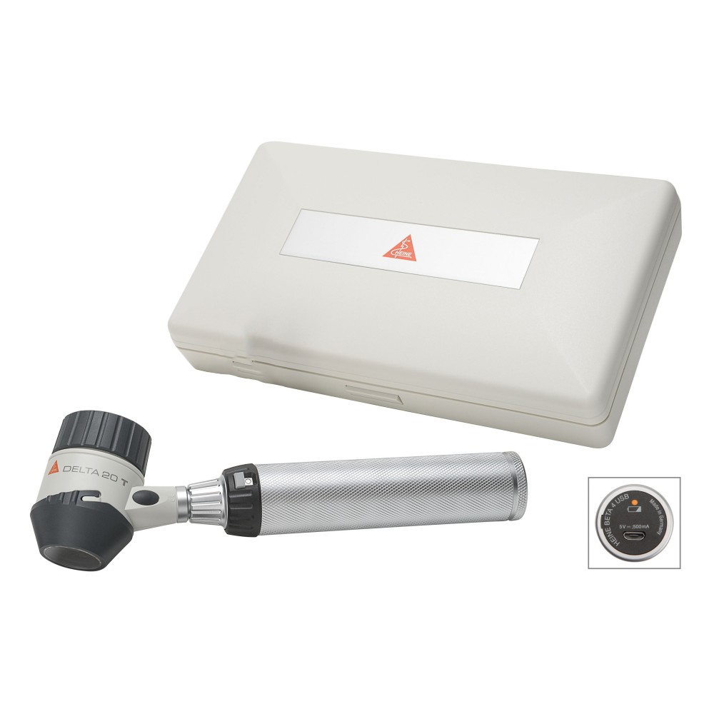 HEINE DELTA 20T LED Dermatoskop Set mit Ladegriff HEINE DELTA 20T LED Dermatoskop Set mit Ladegriff