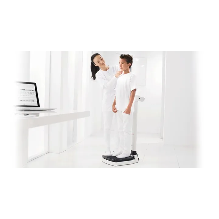 seca 704s column scale with integrated measuring rod