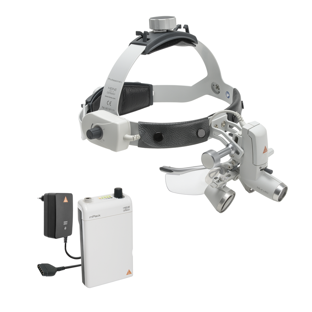 Kopfleuchte Kit HEINE ML4 LED HR mit S-GUARD und mPack