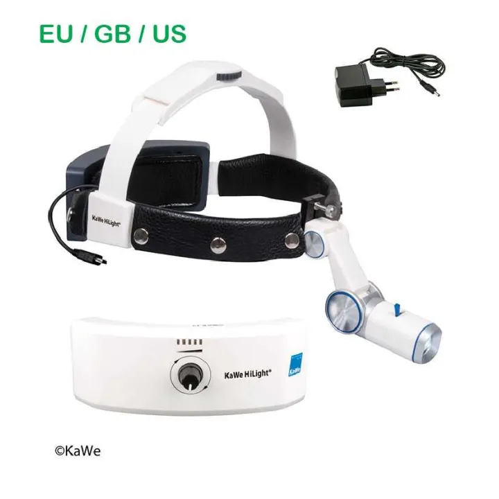KaWe HiLight H-800 LED Kopfleuchte mit Kopfbandakku