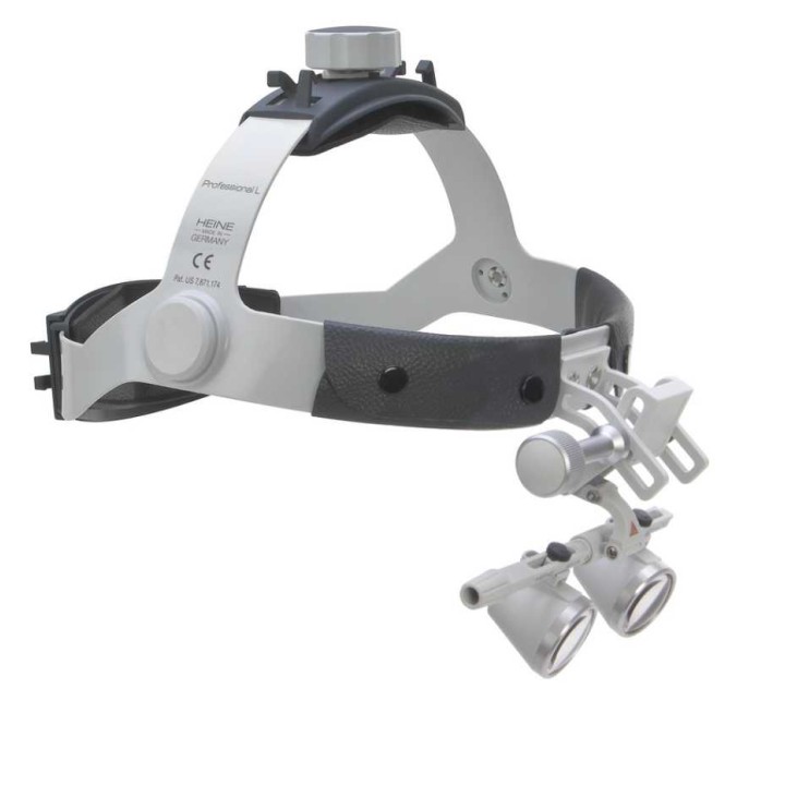 Occhialini Binoculari HEINE HR 2.5x su caschetto senza S-GUARD