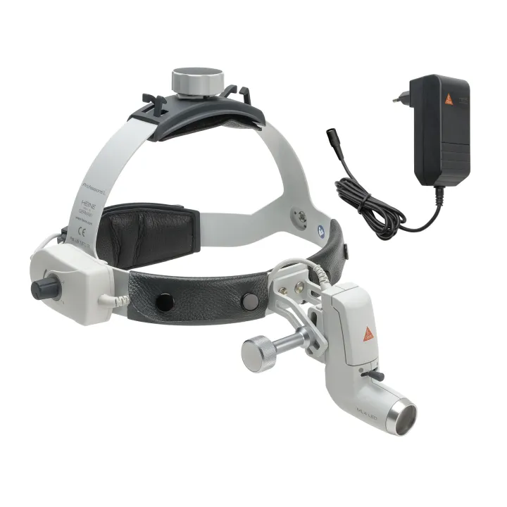 HEINE ML4 LED Lampe Frontale avec transformateur à fiche