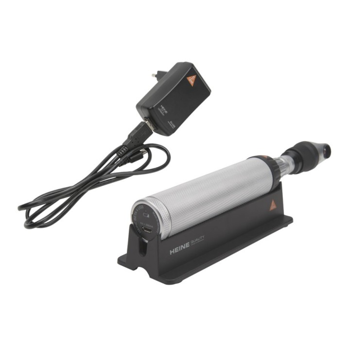 HEINE ophthalmic examination lamp with BETA4 USB rechargeable handle