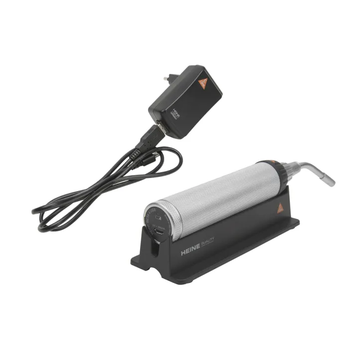 Transilluminateur de Finoff HEINE avec poignée rechargeable USB