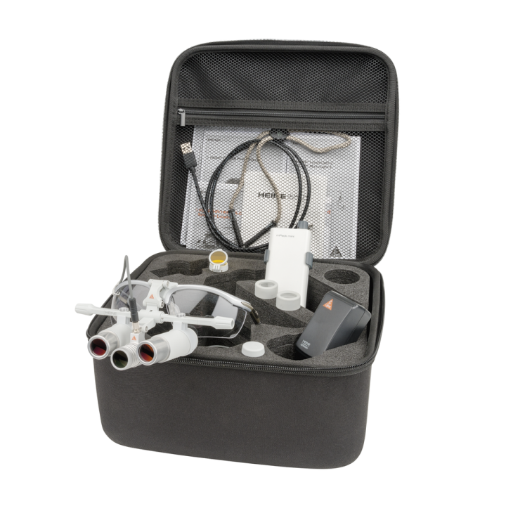 HEINE LoupeLight2 LED Set con loupas HRP 3,5x