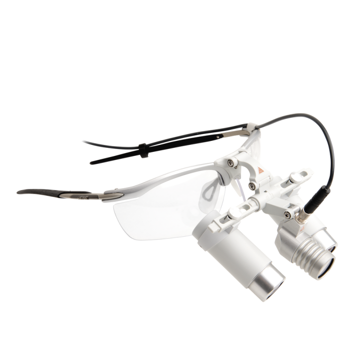 HEINE LoupeLight2 LED Set con loupas HRP 4x