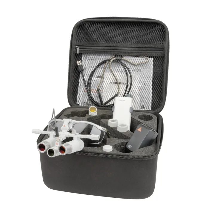 HEINE LoupeLight2 LED Set con loupas HRP 6x