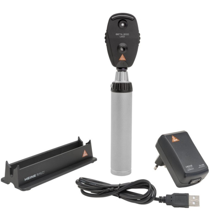 Oftalmoscopio HEINE BETA 200 LED mango recargable USB