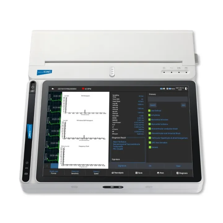 CARDIO M-PAD 10 Tablet ECG con pantalla táctil y estación de acoplamiento