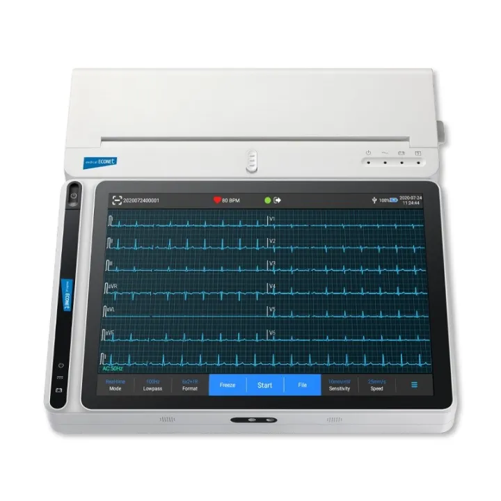 CARDIO M-PAD 10 Tablet ECG con pantalla táctil y estación de acoplamiento