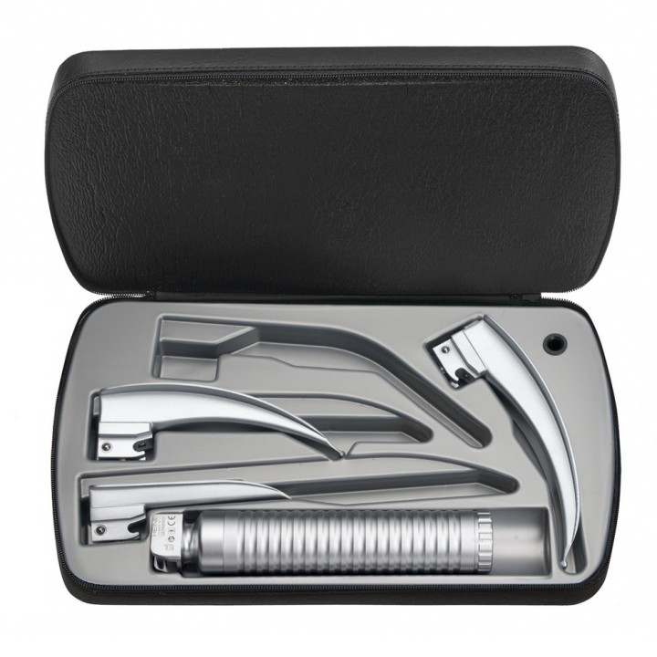 HEINE Laringoscopio Classic+ Set EasyClean LED mango a pilas