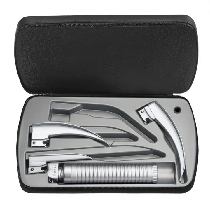HEINE Laringoscopio Classic+ Set EasyClean LED manico a batterie