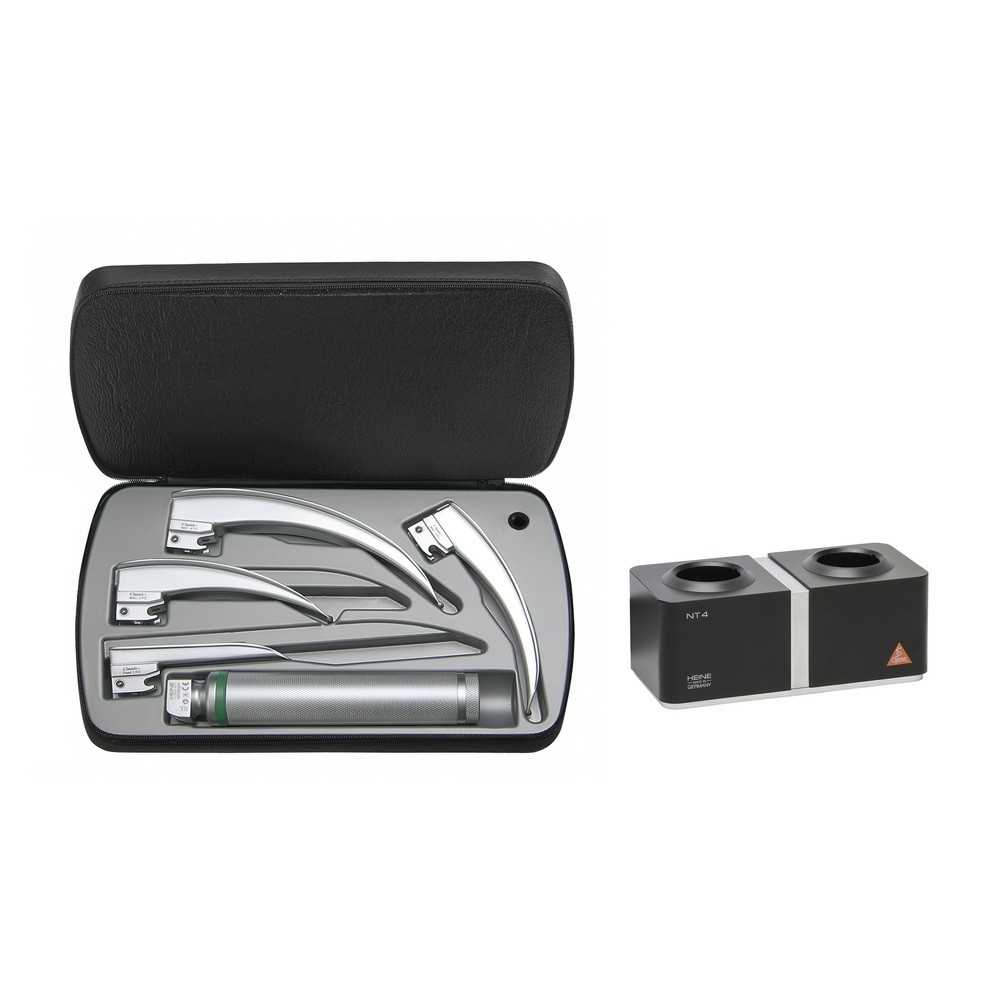 HEINE Laryngoscope Classic+ Set Standard F.O. LED with table charger