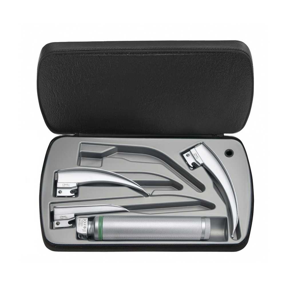 HEINE Laryngoskop Classic+ Set Standard F.O. LED Batteriegriff