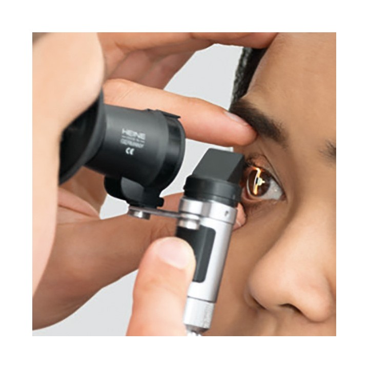 Loupe accessoire HSL 10 x pour lampe à fente HEINE HSL 150