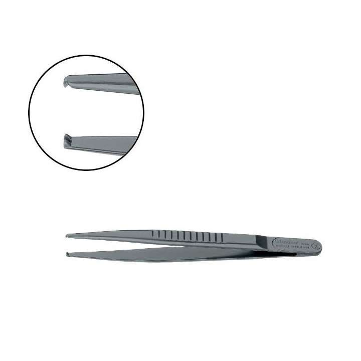 Chirurgische Pinzette Aesculap SUSI, 145 mm, 1 x 2 Zähne