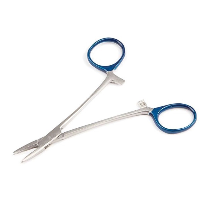 Porta-aghi Mayo-Hegar, dritte, sterile, 12 cm