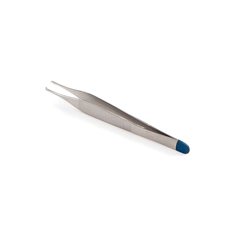 ADSON surgical tweezers, 1x2 teeth, straight, sterile, 12 cm