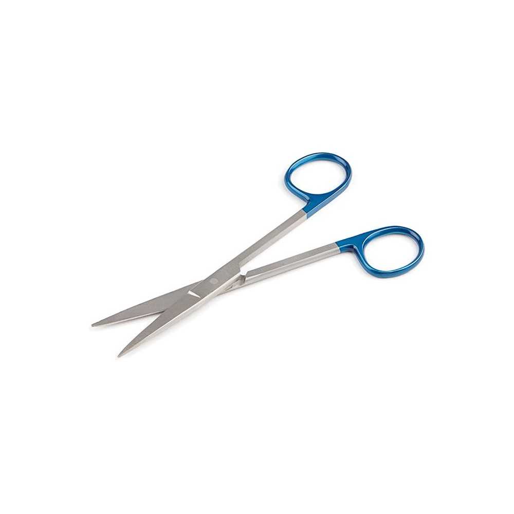 Surgical Scissors straight, sharp/sharp, 14.5 cm, single use