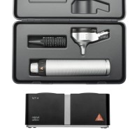 HEINE BETA 200 LED F.O. Otoskop Set mit Tisch-Ladegerät