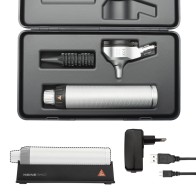 Otoscopio HEINE BETA 400 LED F.O. manico ricaricabile USB