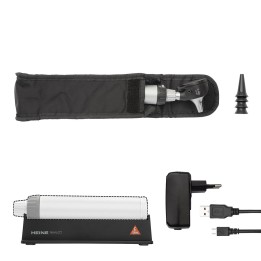 Otoscopio F.O. HEINE K180 LED mango recargable USB
