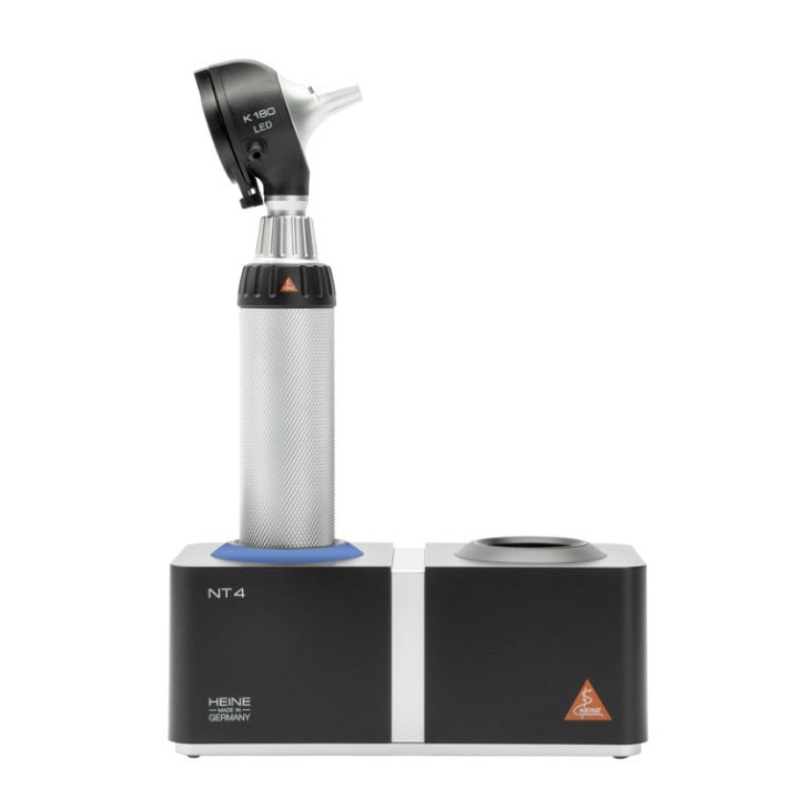 Otoscopio HEINE K180 LED F.O. con caricatore da tavolo