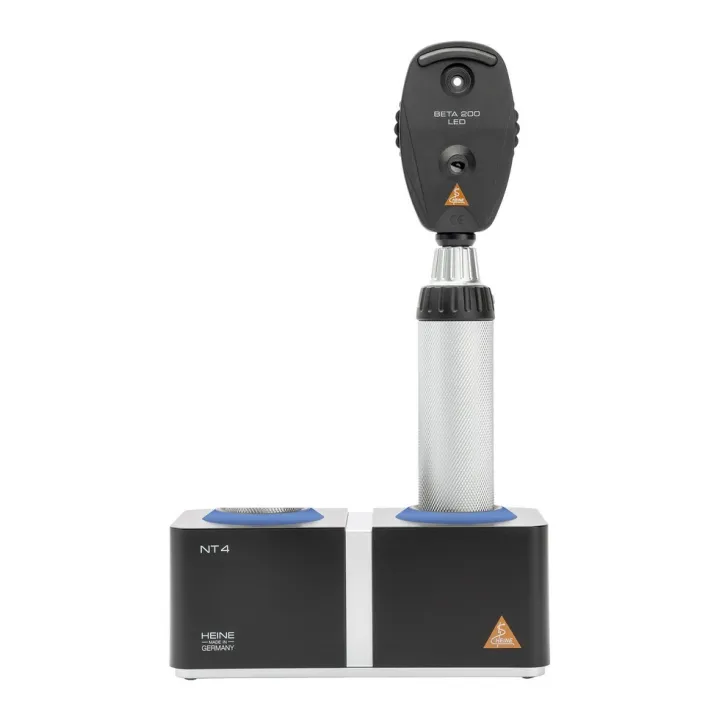 HEINE BETA 200 LED Ophthalmoskop mit Tisch-Ladegerät