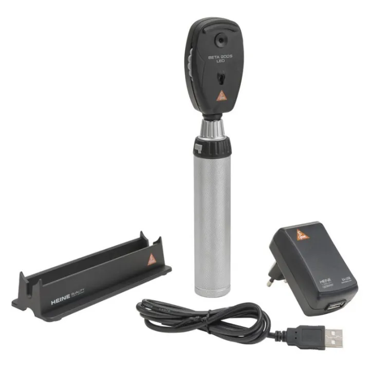 HEINE BETA 200S LED Ophthalmoscope kit rechargeable USB