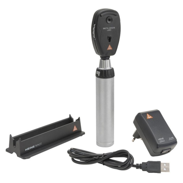 Kit di Oftalmoscopio HEINE BETA 200S LED ricaricabile USB
