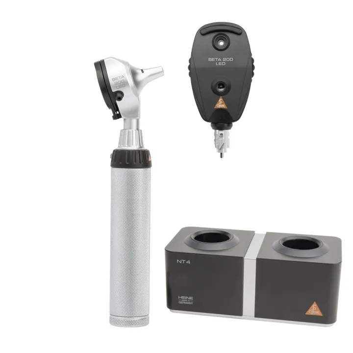 Set de diagnóstico HEINE BETA 200 LED con cargador de mesa