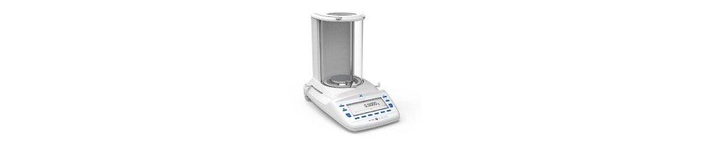 Analytical balances with a readability of 0.01 miligrams