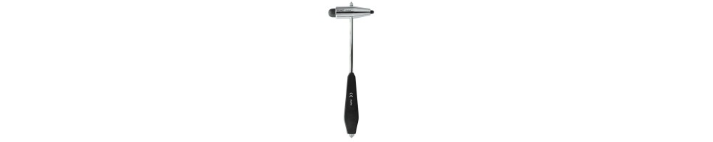 Reflex hammer for reflex and sensitivity testing