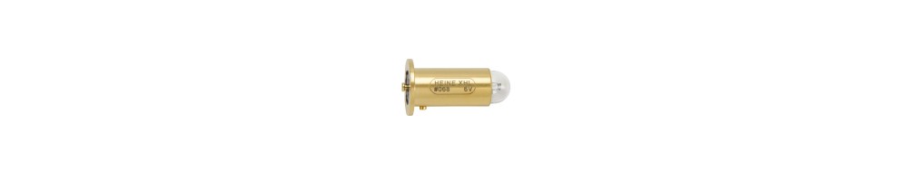Lamps and replacement bulbs for medical devices 6 volts