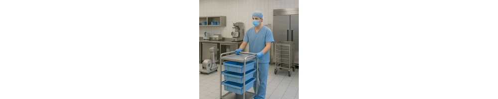 Balances et machines de transformation alimentaire pour les cuisines hospitalières