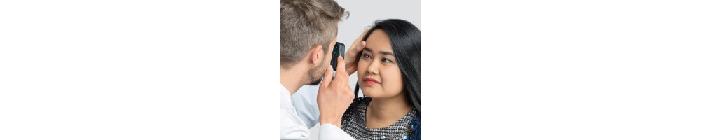 Ophthalmologische Instrumente zur Untersuchung des hinteren Teils des Auges